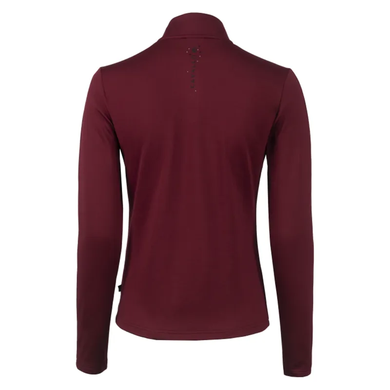Cavallo Gemma Ladies Functional Shirt - Dark Red-1